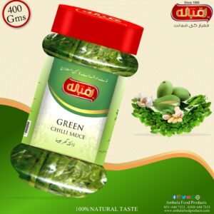 Ambala Green Chilli Sauce 400 Gm